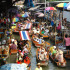 рынок на реке в бангкоке